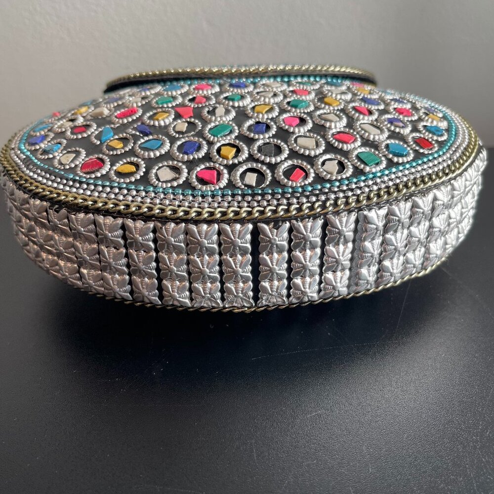 Ramla Hand-crafted Mosaic Clutch/Crossbody Bag - NWOT - Picture 4 of 6